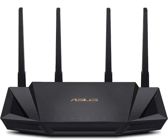 ASUS RT-AX3000 Dual Band WiFi 6 Extendable Router, Subscription-free Network Security, Instant Guard, Advanced Parental Controls, Built-in VPN, AiMesh