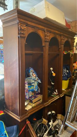 China cabinet , solid wood