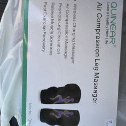 QUINEAR Rechargeable Leg Massager for Circulation & Pain Relief Cordless Air