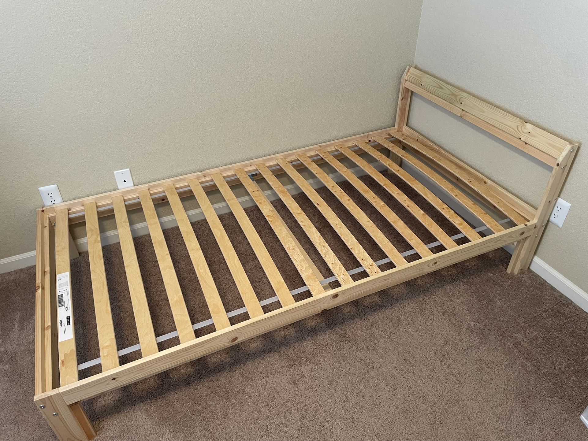 Ikea Neiden Twin Bed With Luroy Slatted Base