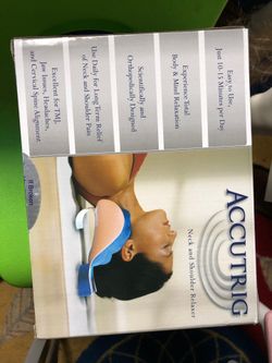 Neck and shoulder relaxing new in box easy to use just 10-15 minutes per day total body relaxing