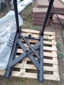 Ethos power push pull sled with  two 100 lb Olympic weight plates