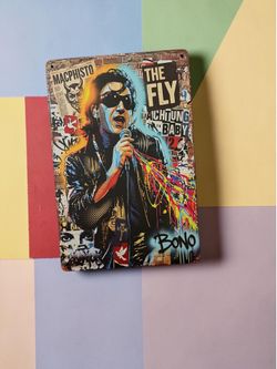 U2 Metal Sign