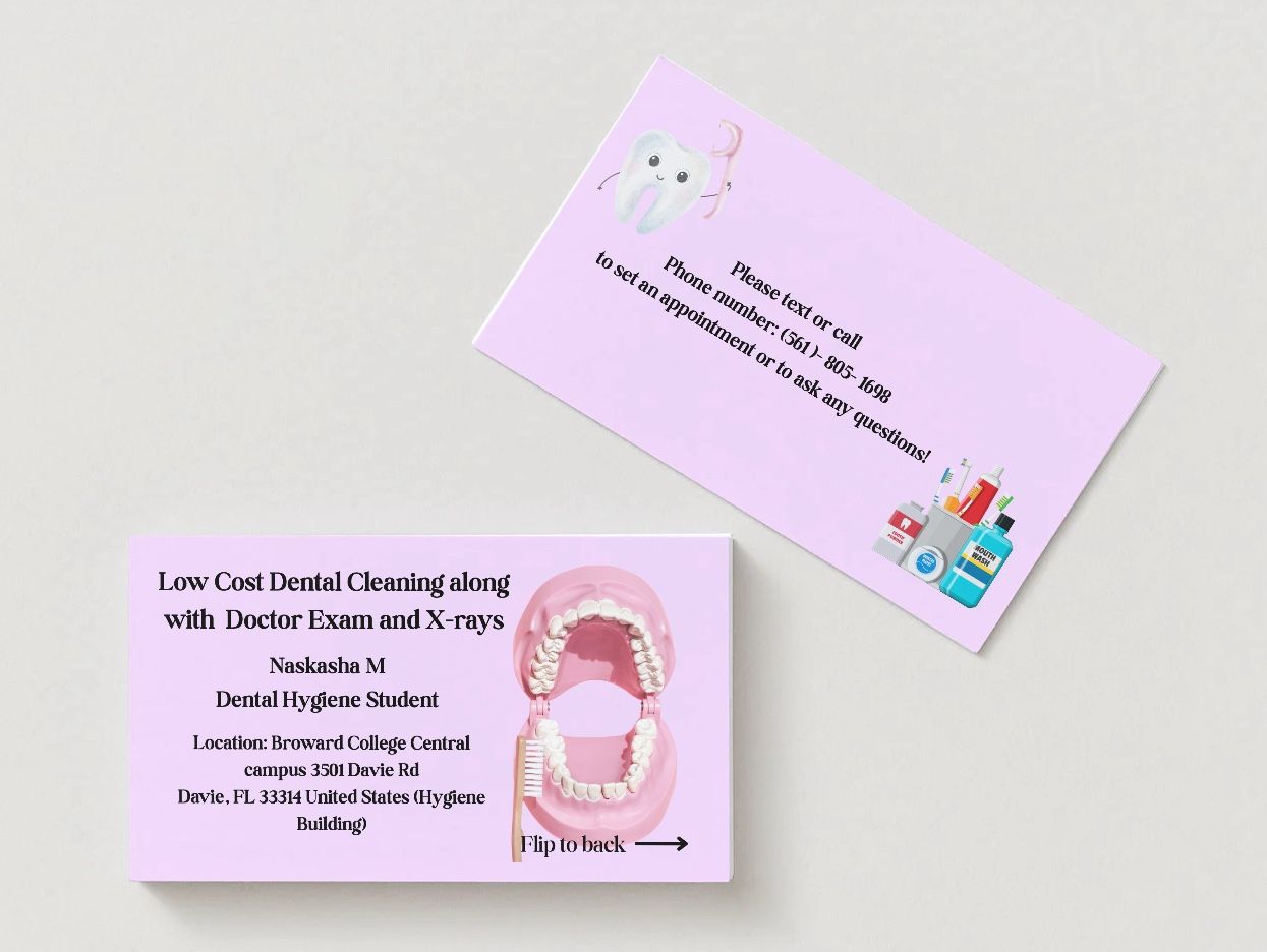 AFFORDABLE CLEANING AND DR .EXAM 