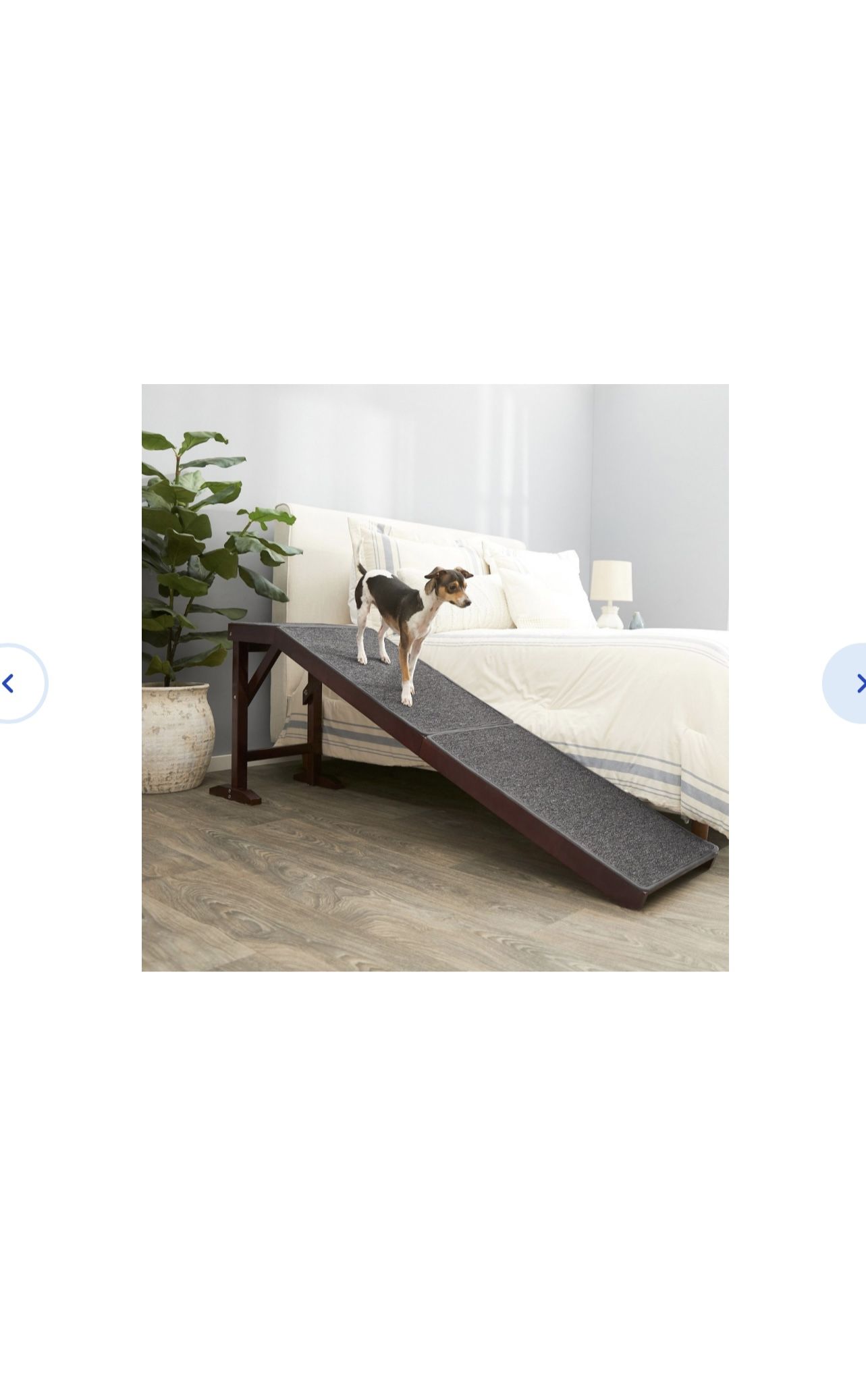 Frisco Deluxe Wooden Carpeted Cat & Dog Ramp
