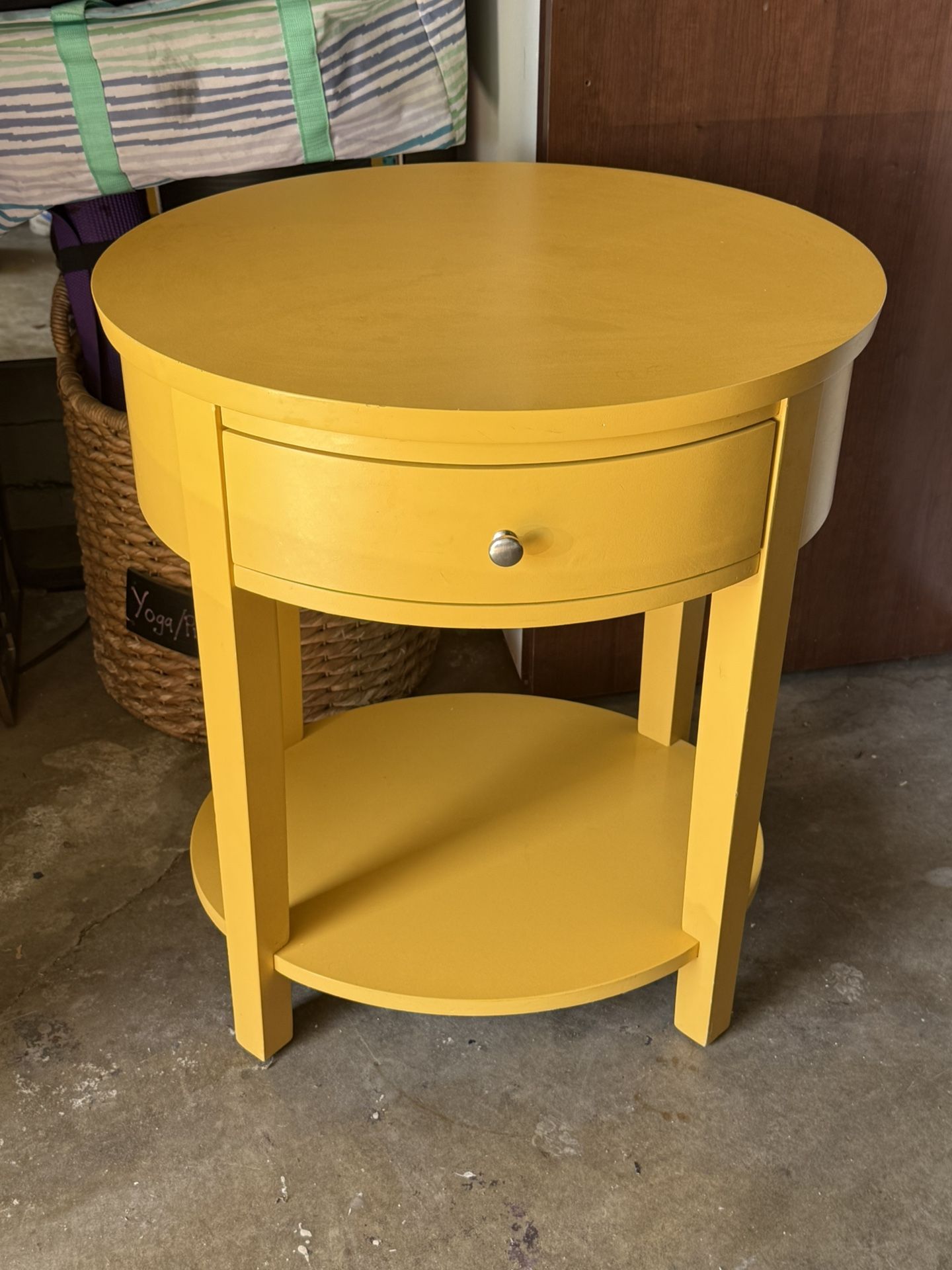 Yellow End Table/ Night Stand $20