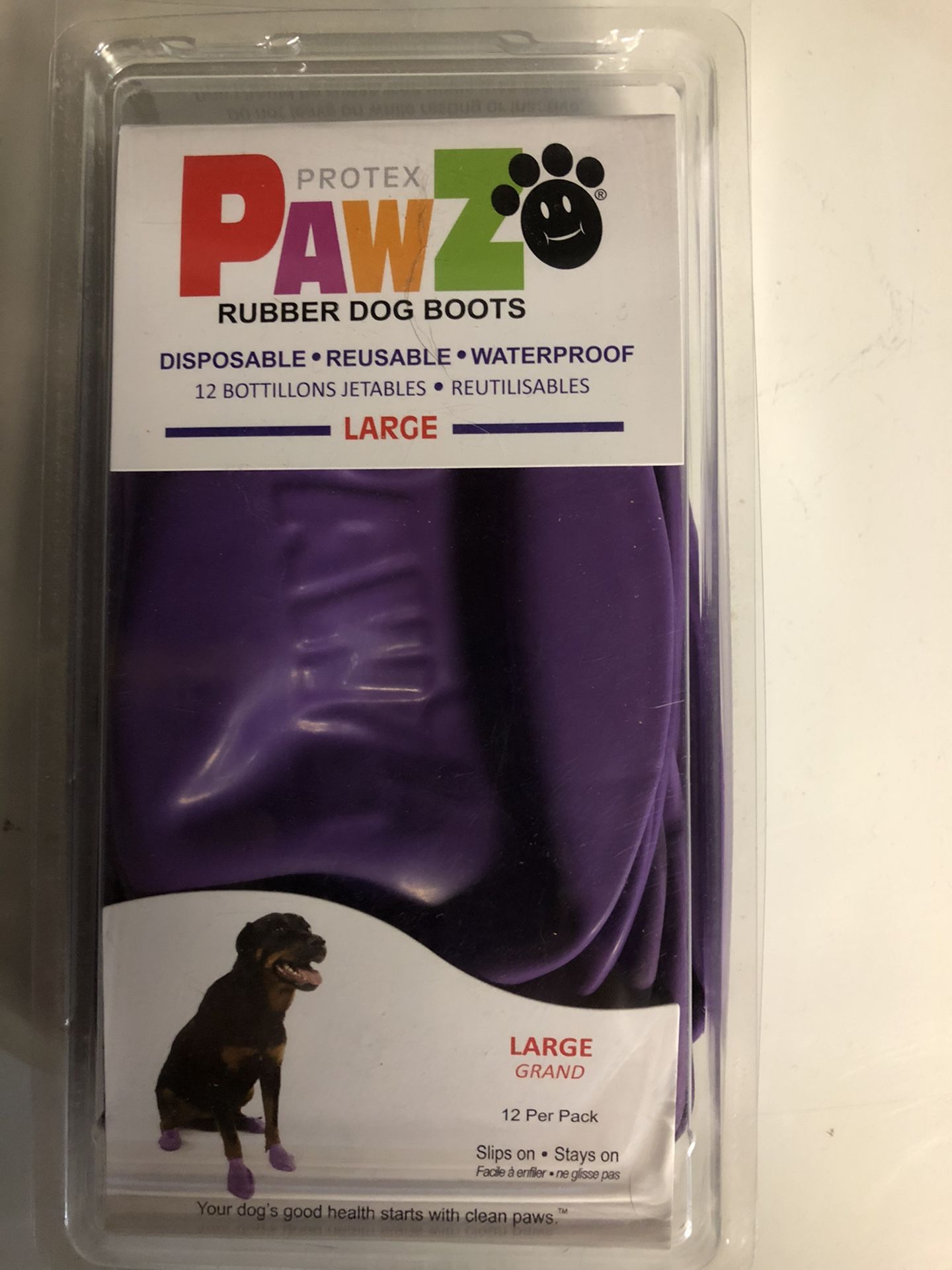 LARGE DOG RAIN BOOTIES/2 and 3/4 sets