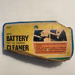 Battery Post And Terminal Cleaner