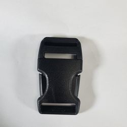 1 inch X 2.5 inch Black Side Squeeze Plastic Buckle 50 Pack 