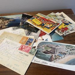 Vintage Postcards ( Written On & Plain ) 1(contact info removed)