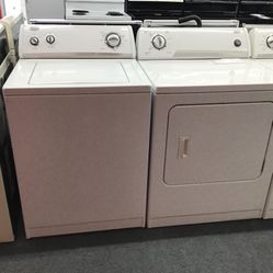 Whirlpool Washer And Dryer Set. 1 year Warranty 