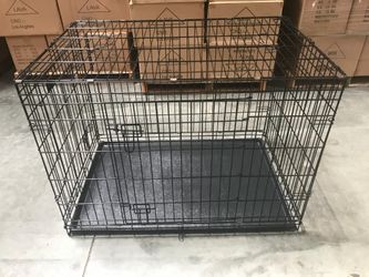 Qpets Xxxl 48”x30”x31”H Double Door Crate Dog Cage