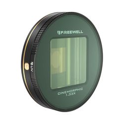 Freewell 1.33x Gold Anamorphic Lens Compatible with Freewell Sherpa and Galaxy Cases - Advance Your Mobile Cinematography

