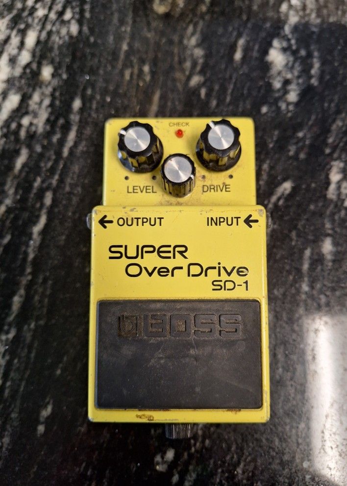 BOSS SUPER OVERDRIVE SD-1 PEDAL