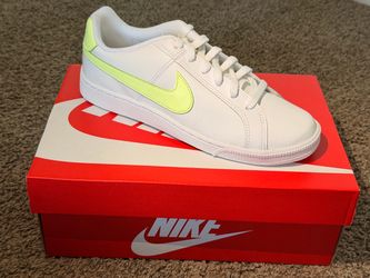 Nike Court Royale White Neon Sneakers