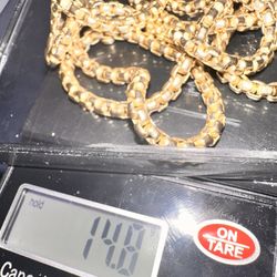 10kt Gold Box Chain 14.8grams