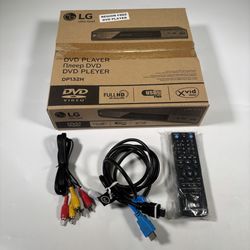 LG DP132H DVD Player Region Free HDMI USB Full HD Up-Scaling w Box Remote