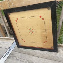 Antique Carrom Board Game 