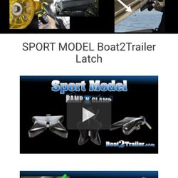 Latch For Boat Trailer.  Boat 2 Launch 