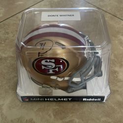 Donte Whitner (Signed Mini Helmet)