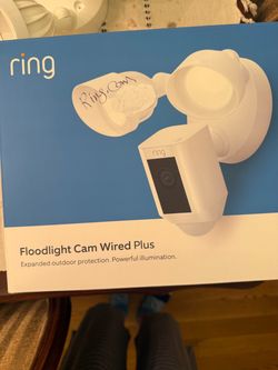 Ring Floodlights Plus Cam (white)