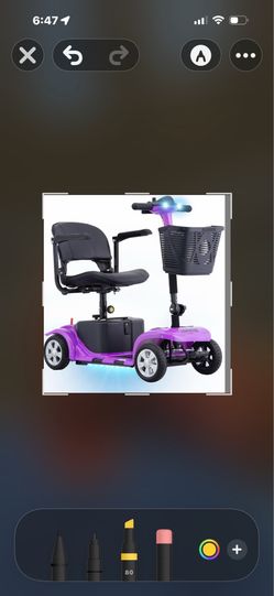 Aoemoe folding mobility scooter