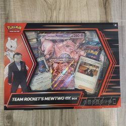 POKEMON Team Rocket's MewTwo EX Box