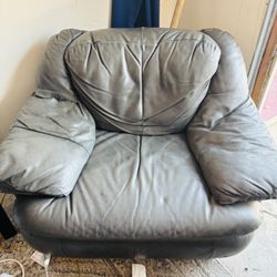 Worn Sad Couch But Comfortable To Sit In