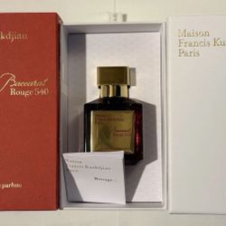 Baccarat Rouge 540 2.4oz Extrait de Parfum New Sealed in Box