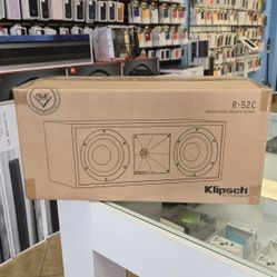Klipsch R-52C Center Speaker in Black NEW