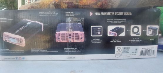 Go Power 1500W Pure Sine Wave Inverter