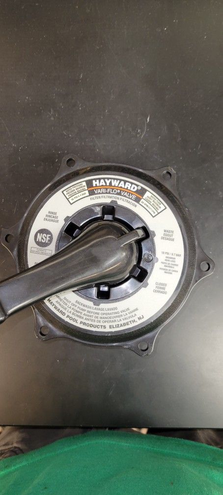 Hayward Vari-Flo Valve (Key Cover and Handle Assy