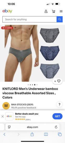 knitlord men's underwear, 3 Pairs 