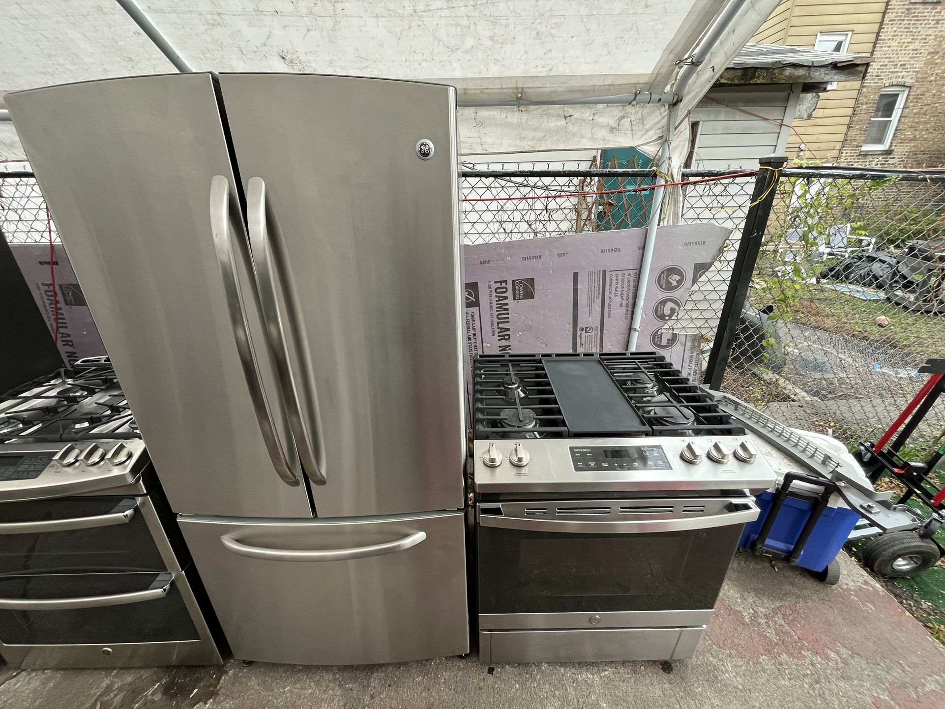 Refrigerador General Electric Y Estufa General Electric De Gas Integral 