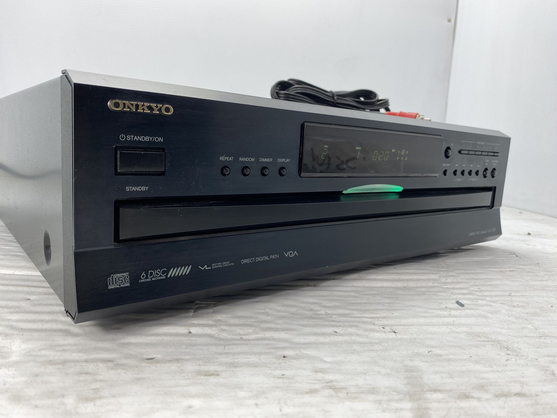 Onkyo DX-C390 6 Disc Carousel CD Changer Player