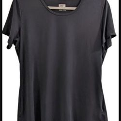 32 Degrees T-shirt Athletic Short Sleeves Black Woman's XL