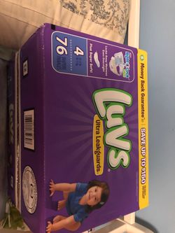 Luvs diapers size 4