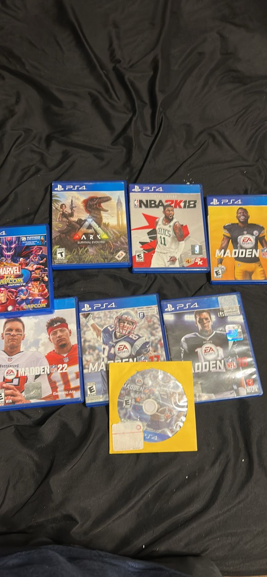 PS4 games for sale 5 a piece 30for all