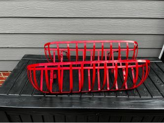 Vintage Wrought Iron Window/Wall Planters