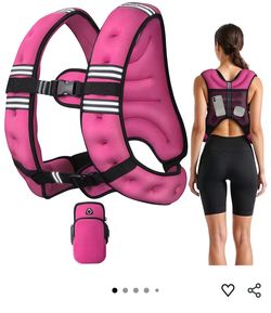 CIODAN Weighted Vest for Men and Women - Pink (12 Lb)