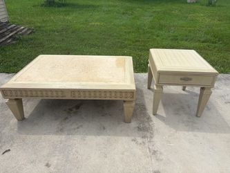 Coffee table and end table