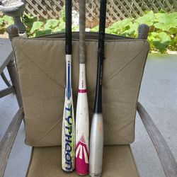 3 Baseball ⚾️ Bats 29 Inches In Good Shape