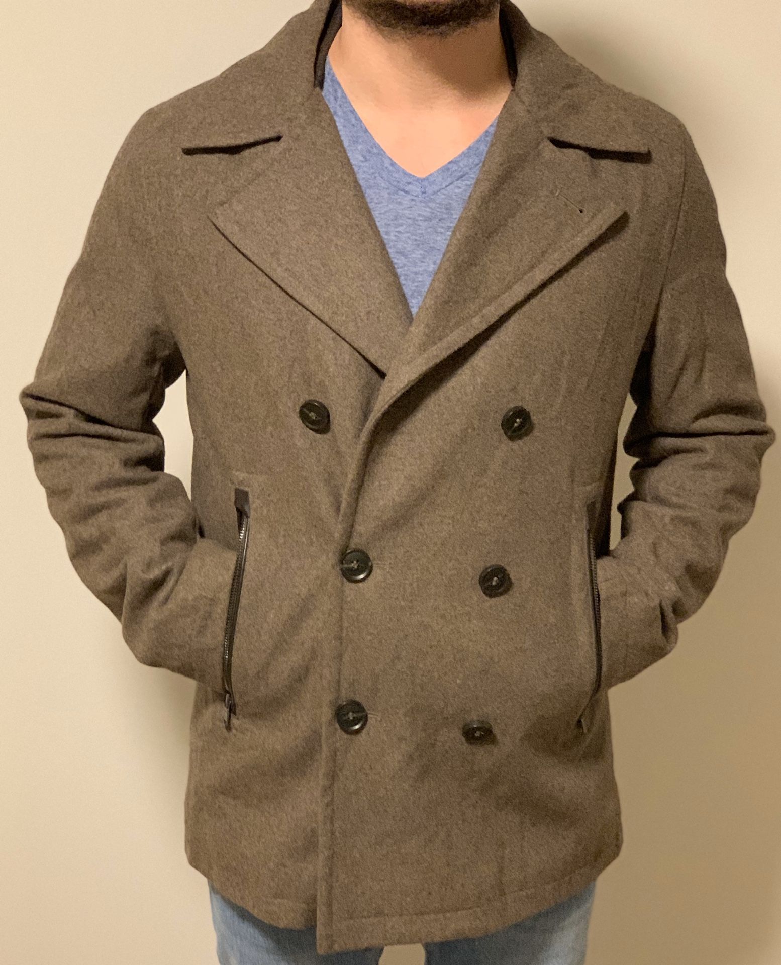 Michael Kors brown dress jacket coat formal. Mens man medium m