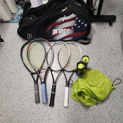 Tennis Rackets with Carrying Bag 