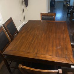 Tall 6 Person Dinning Room Table