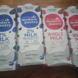 Modern pantry Whole And 2% Milks ...4 Cartons