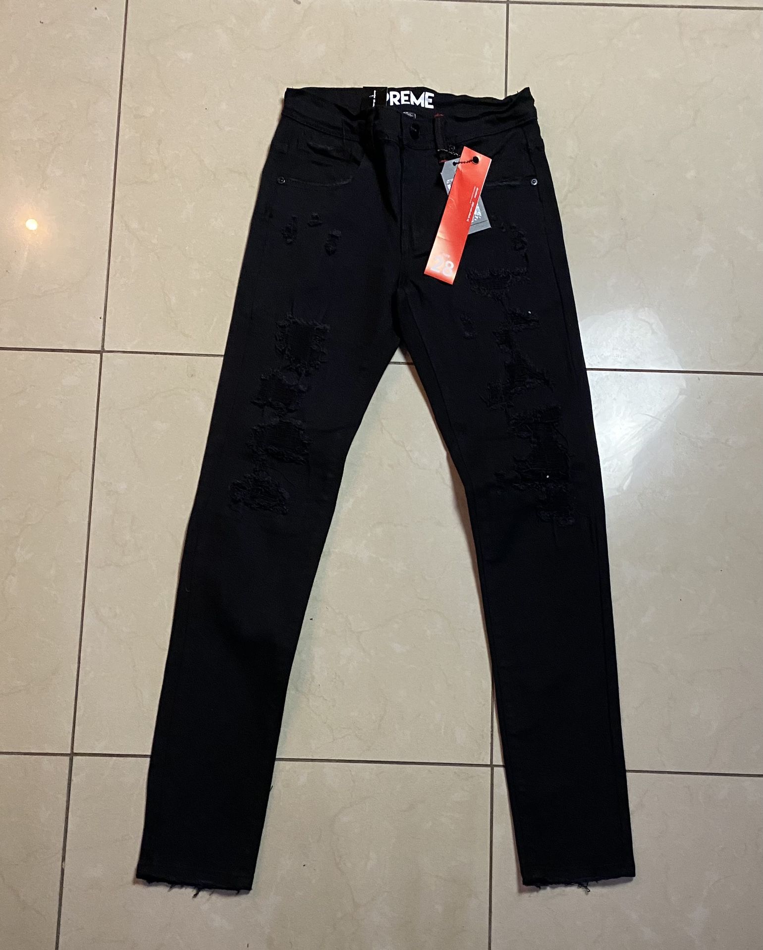 Black Preme Jeans Size 28