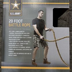 US Army 20 Ft Battle Rope