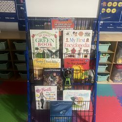 Rolling Tiered Bookshelf For Kids