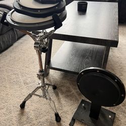 Practice Drum Pads With Stand